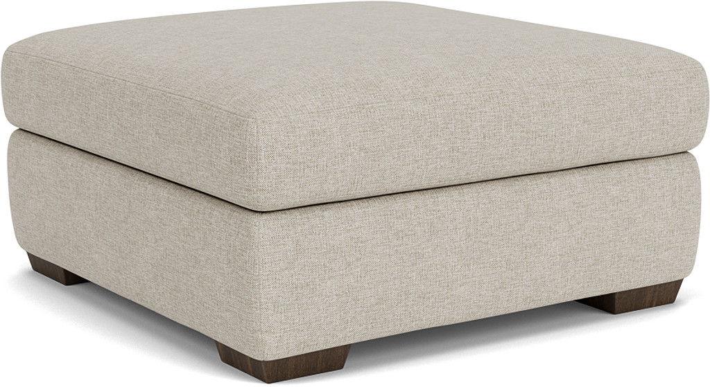 Collins  Square Cocktail Ottoman  Light Gray