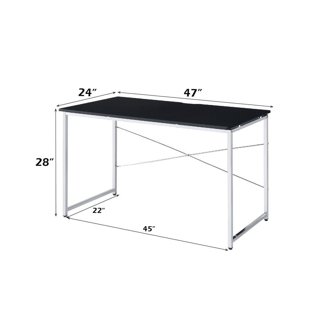 tennos-writing-desk-same-ac00904-black-chrome
