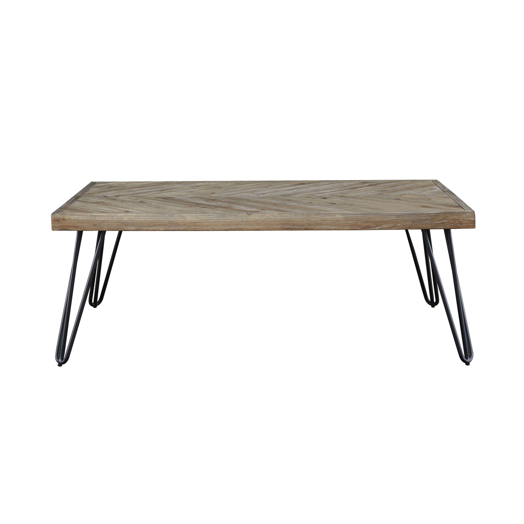 Modus Furniture Dvv121 Everson Solid Fir Coffee Table In Sand Dollar