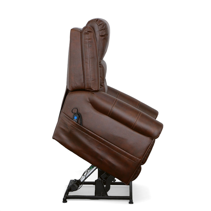 Oscar Fabric Power Lift Recliner with Right