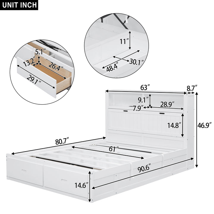 wood-queen-size-hydraulic-platform-bed-with-storage-led-headboard-charging-station-and-2-drawers