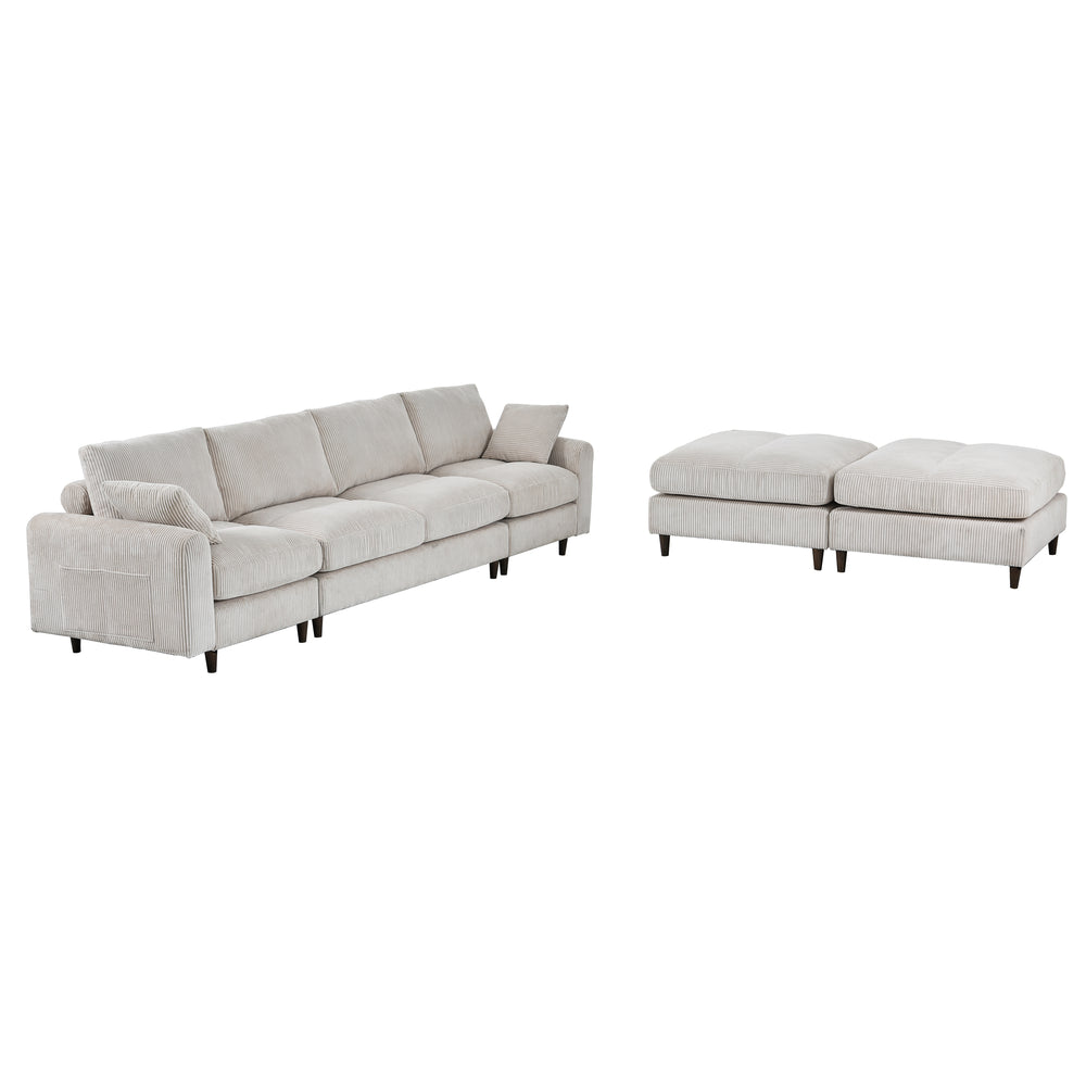 modern-corduroy-convertible-sectional-sofa-with-pillow-w2121s00007