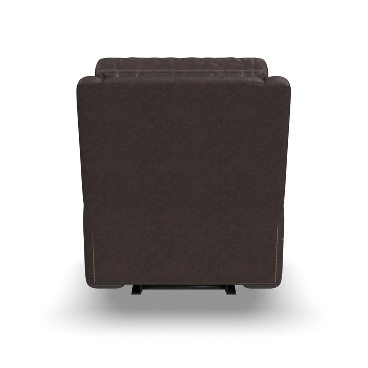 Score Leather Power Reclining Loveseat with Power Headrests &amp; Lumbar