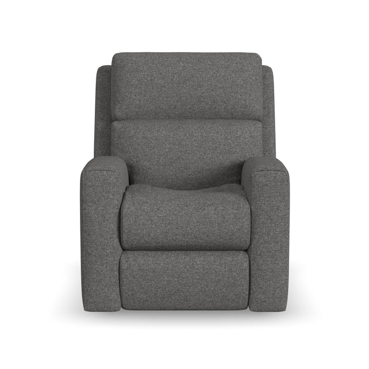 Score Power Recliner With Power Headrest &amp; Lumbar Dark Gray