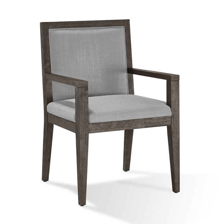 Modus Furniture Fpbl64 Modesto Wood Framed Arm Chair In French Roast