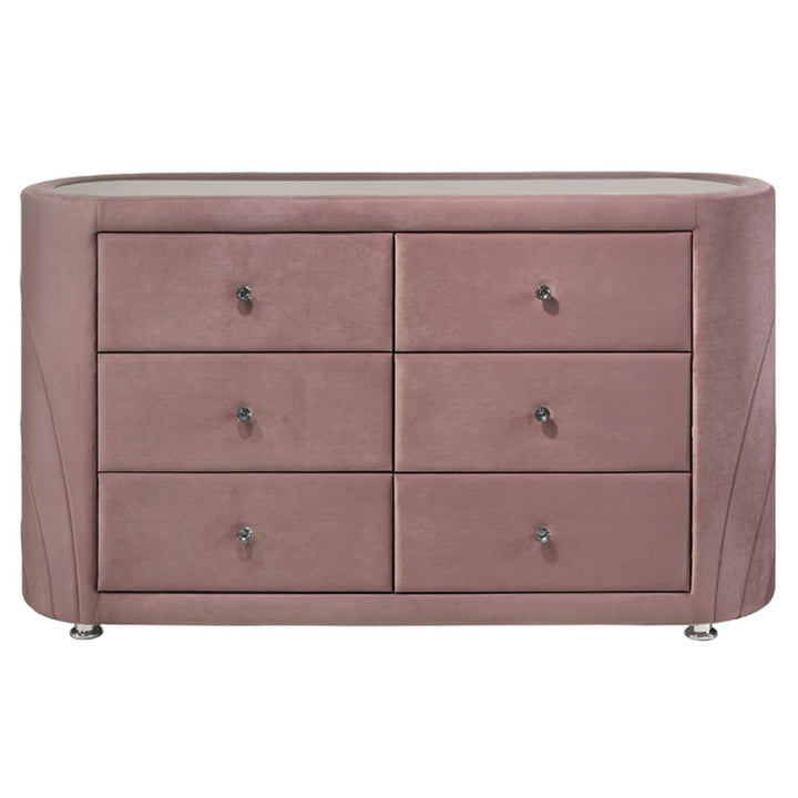 salonia-dresser-pink-velvet