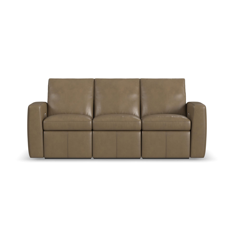 Flexsteel 1865-62P-73401 Aria  Power Reclining Sofa  Fawn