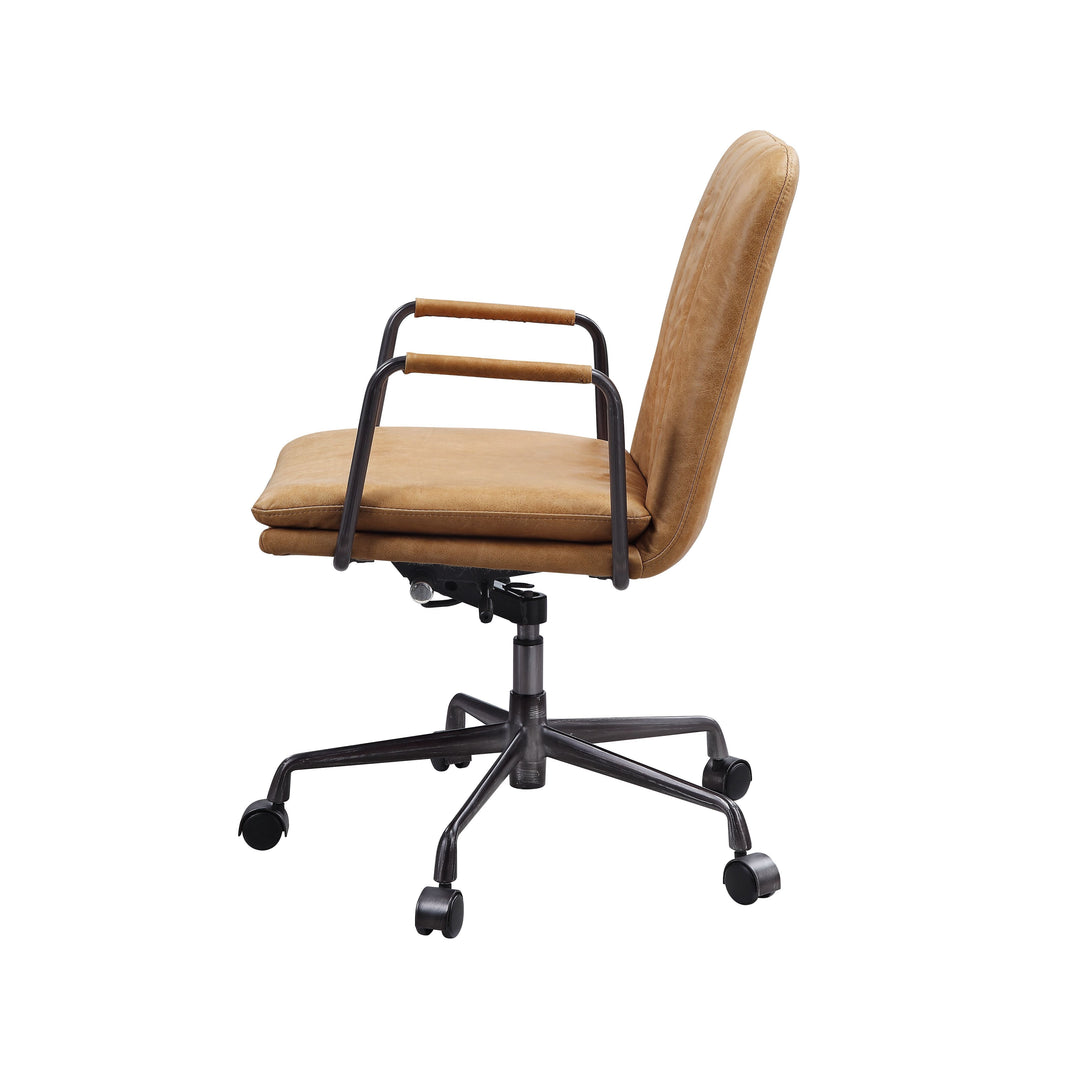 Eclarn - Office Chair - Rum Top Grain Leather