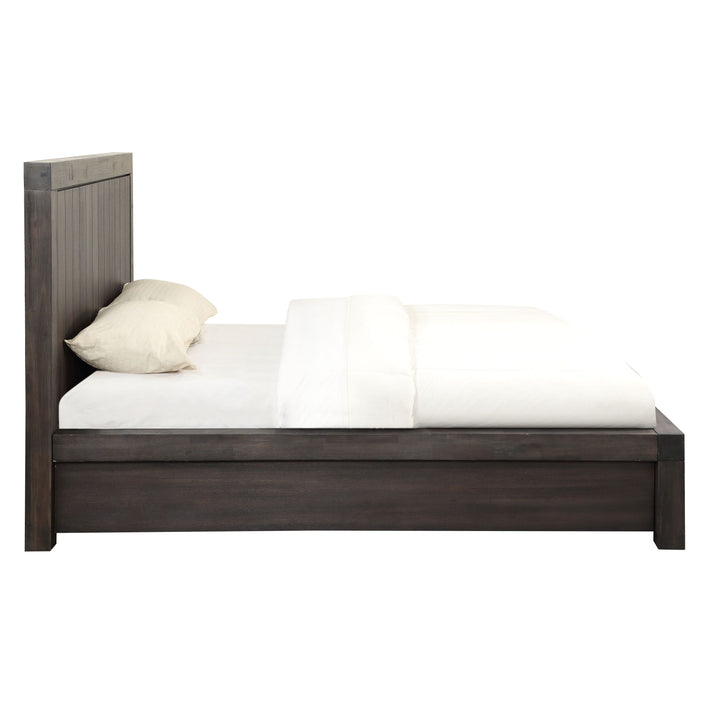 Modus Furniture 3H57F6 Heath Wood Platform Bed In Basalt Grey