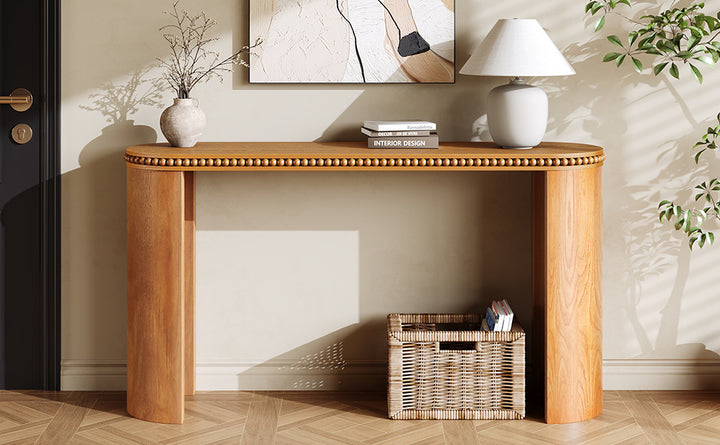 mirod-vintage-console-table-with-beaded-trim-natural-wood-veneer-finish
