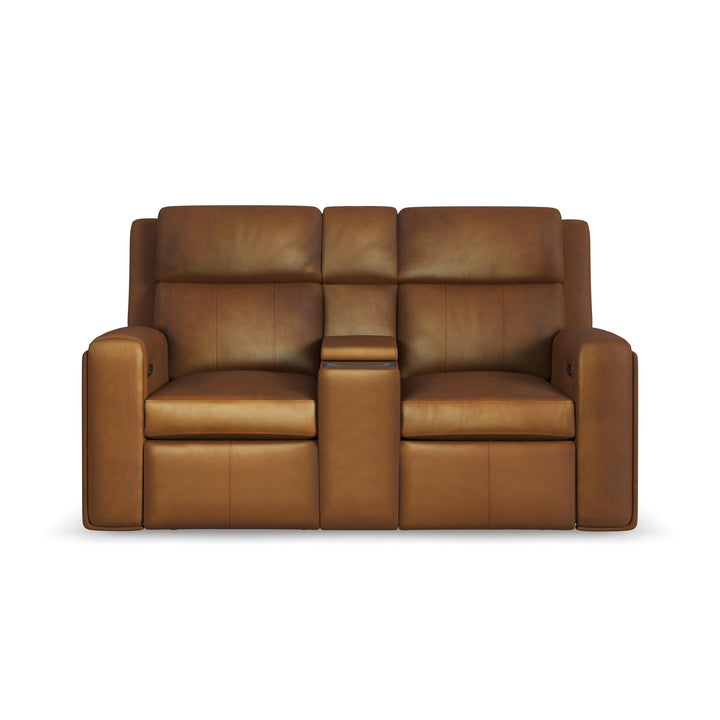 flexsteel-1596-64ph-70572-wyatt-power-reclining-loveseat-with-console-power-headrests-lumbar-light-brown