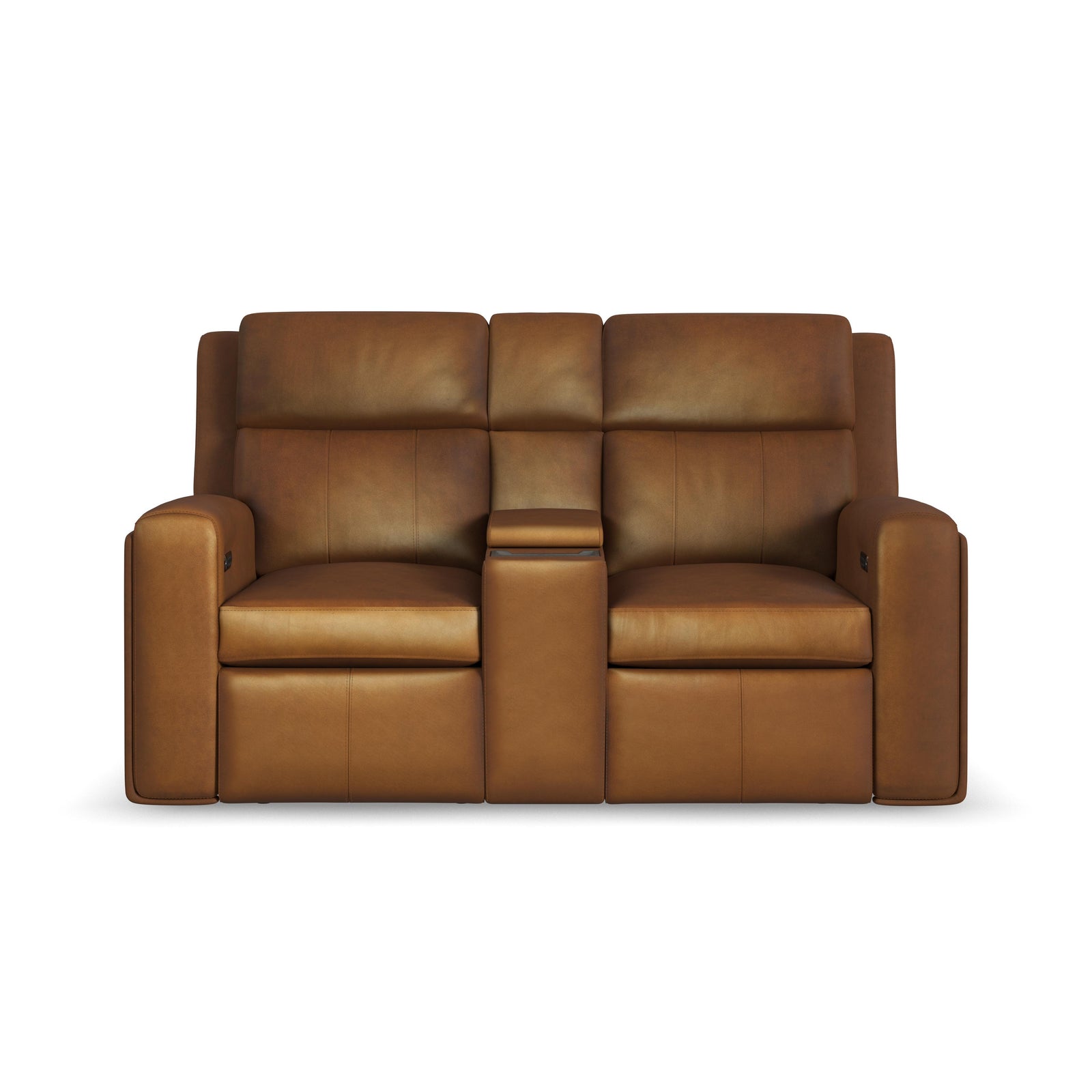 flexsteel-1596-64ph-70572-wyatt-power-reclining-loveseat-with-console-power-headrests-lumbar-light-brown