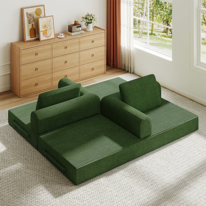 corduroy-convertible-sleeper-sofa-bed-with-pillow-jade