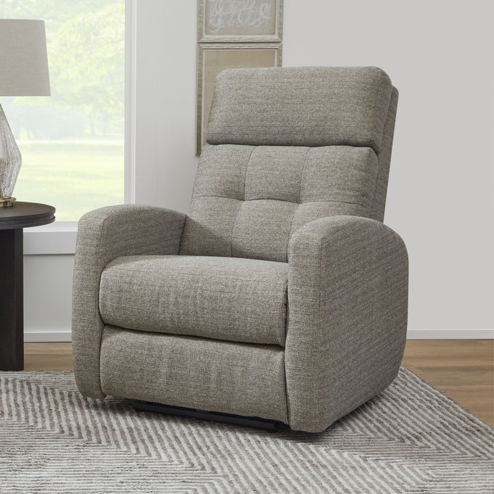 Charlotte Power Recliner With Power Headrest &amp; Lumbar Gray
