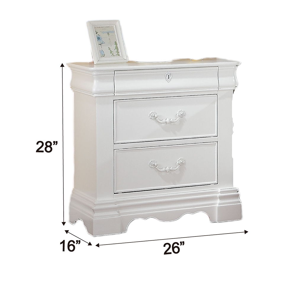 Estrella - Nightstand - White