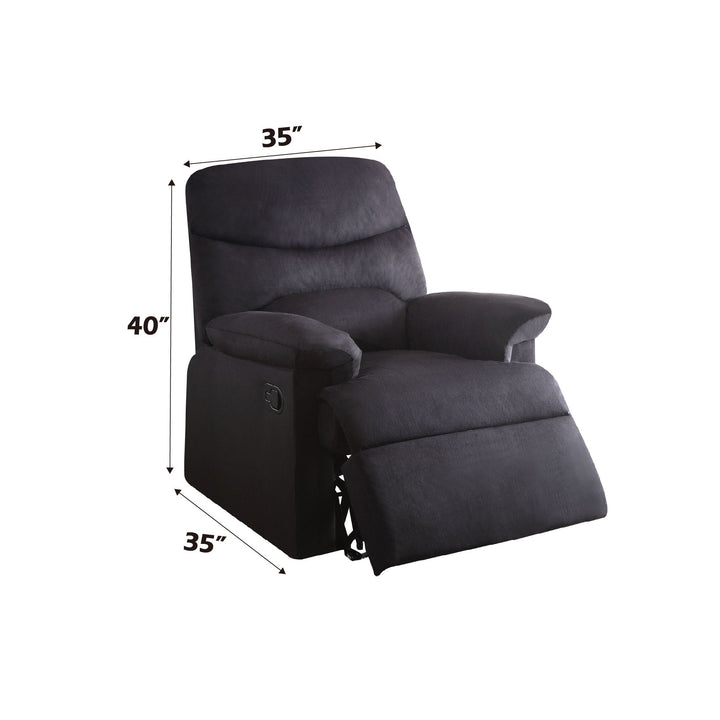 Arcadia - Woven Motion Recliner - Black
