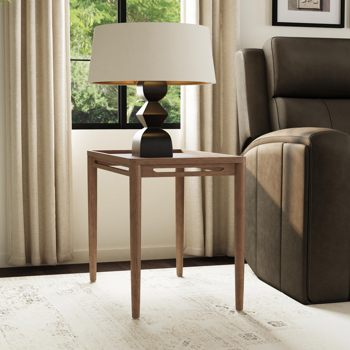 Verona End Table Dark Brown