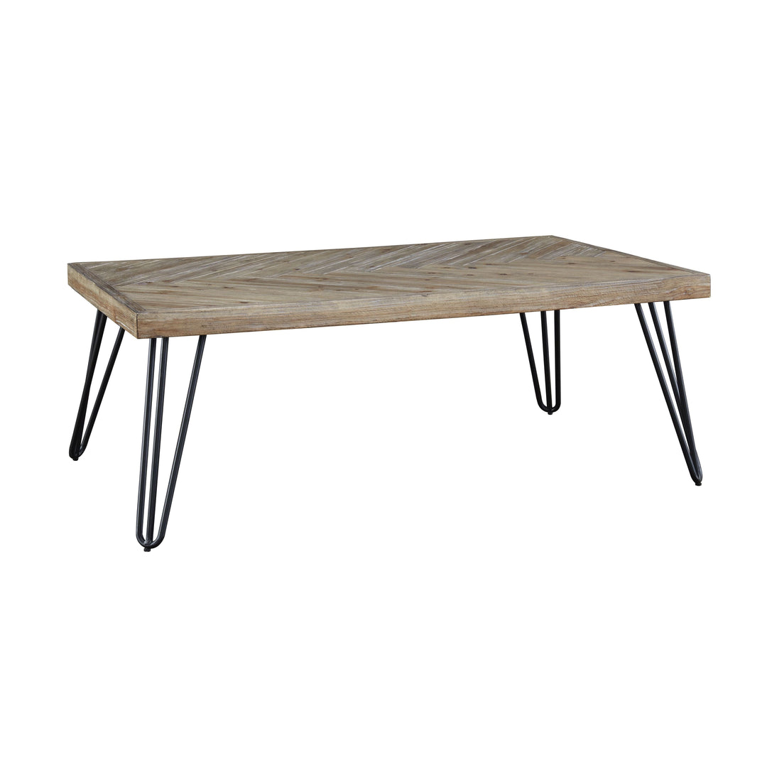 Modus Furniture Dvv121 Everson Solid Fir Coffee Table In Sand Dollar