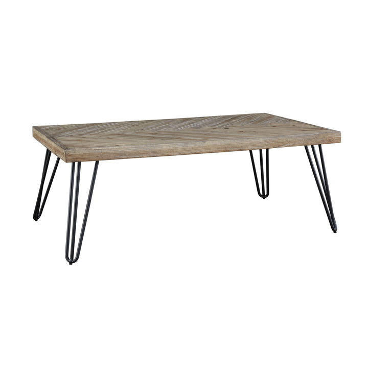Modus Furniture Dvv121 Everson Solid Fir Coffee Table In Sand Dollar