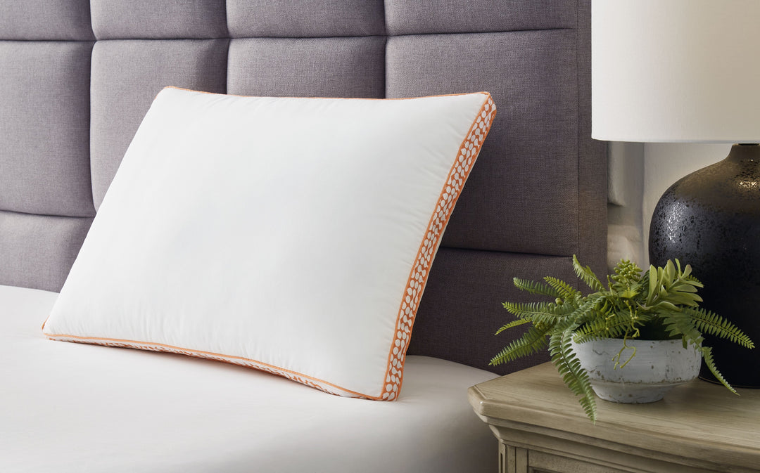 Zephyr 2.0 - 3-in-1 Pillow - White / Orange