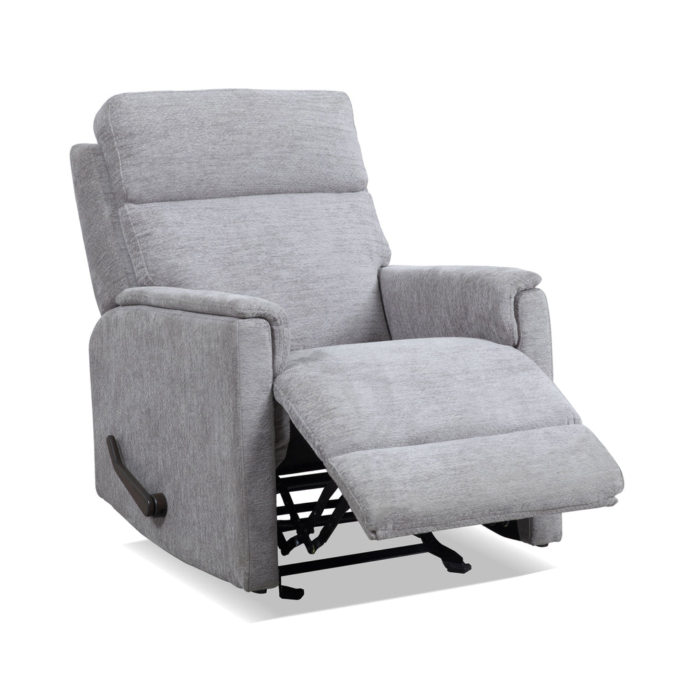 Compact Gliding Recliner Moon Gray