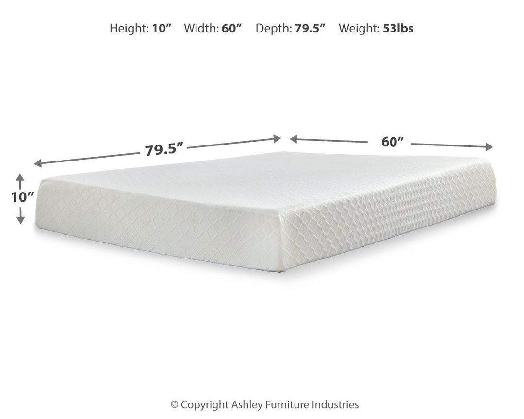 10 Inch Chime Memory Foam Queen Mattress