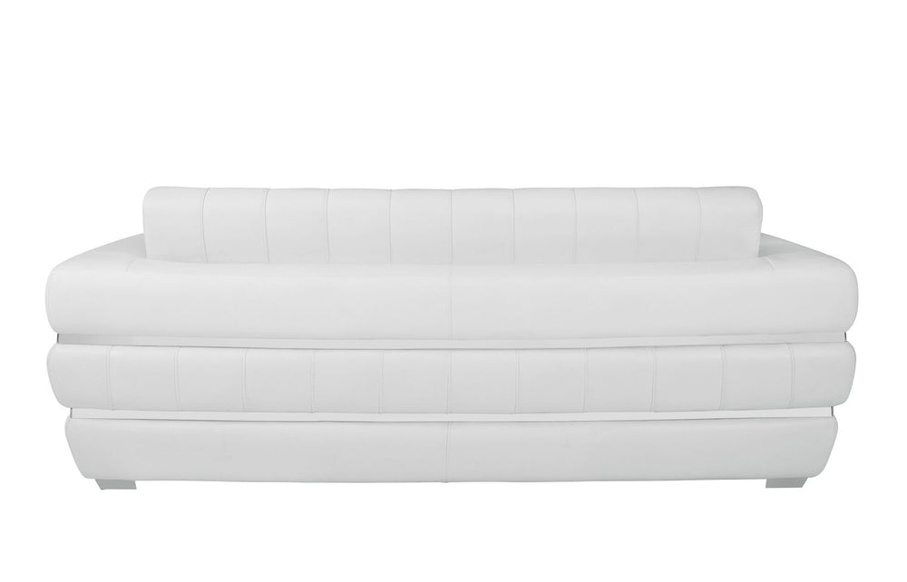 DivanItalia 904 Sofa in Top-Grain Italian Leather - White