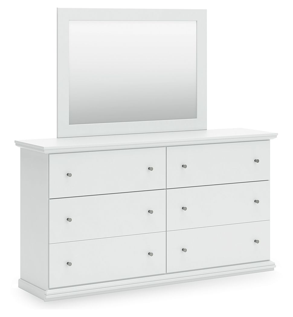 Bostwick Shoals - Dresser and Mirror - White