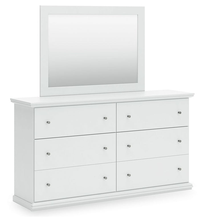 Bostwick Shoals - Dresser and Mirror - White