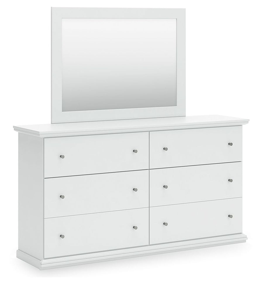 Bostwick Shoals - Dresser and Mirror - White