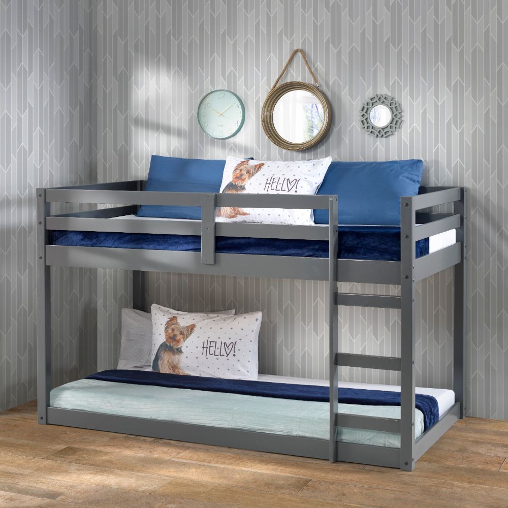 ACME Furniture Gaston Twin Loft Bed Gray