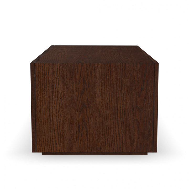 Waterfall Rectangular Coffee Table with Casters