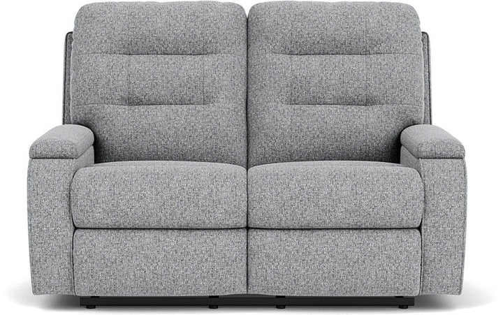 Kerrie Reclining Loveseat Light Gray