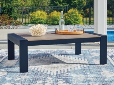 East Beach Outdoor Coffee Table - Blue Coffee Table modern furniture Contempo Furniture
