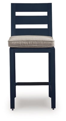 East Beach Outdoor Counter Height Bar Stool (Set of 2) - Blue Stool Set modern furniture Contempo Furniture
