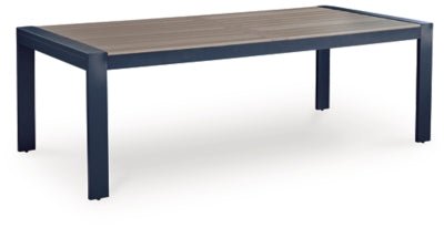 East Beach Outdoor Dining Table - Blue | Ashley Furniture