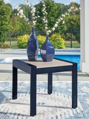 East Beach Outdoor End Table - Blue End Table modern furniture Contempo Furniture