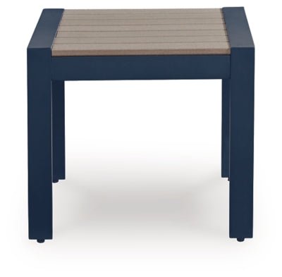 East Beach Outdoor End Table - Blue End Table modern furniture Contempo Furniture