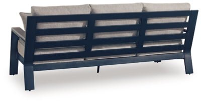 East Beach Outdoor Sofa with Cushion - Blue Outdoor Seating modern furniture Contempo Furniture