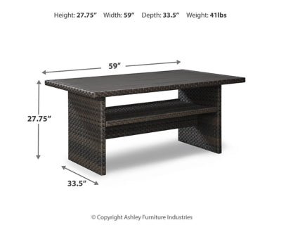 Easy Isle Multi - Use Table - Beige Dining Table modern furniture Contempo Furniture