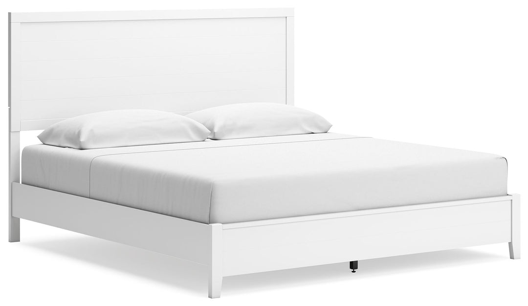 Binterglen - King Panel Bed - White by Ashley Furniture product image