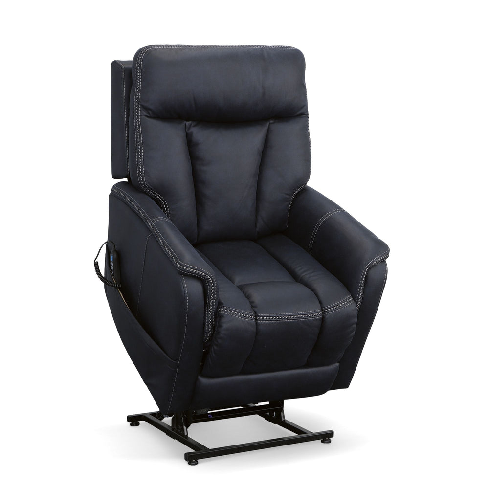 Atlas Fabric Power Lift Recliner with Power Headrest & Lumbar in Ocean