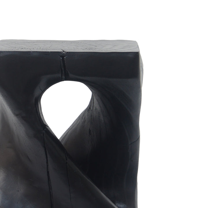 twisted-shape-side-table-with-wood-like-texture-in-black-magnesium-oxide