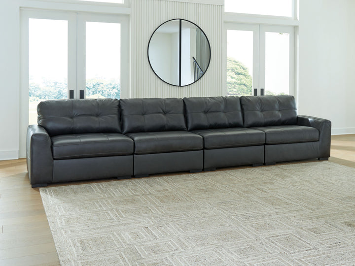 Brindley Pier - 4-Piece Sectional - Fog by Ashley Furniture product image