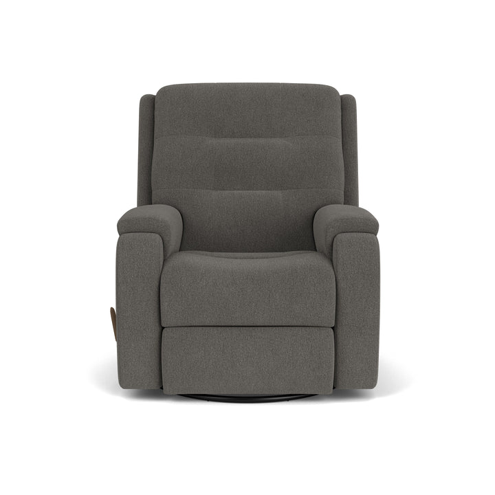 Arlo Swivel Gliding Recliner Dark Gray