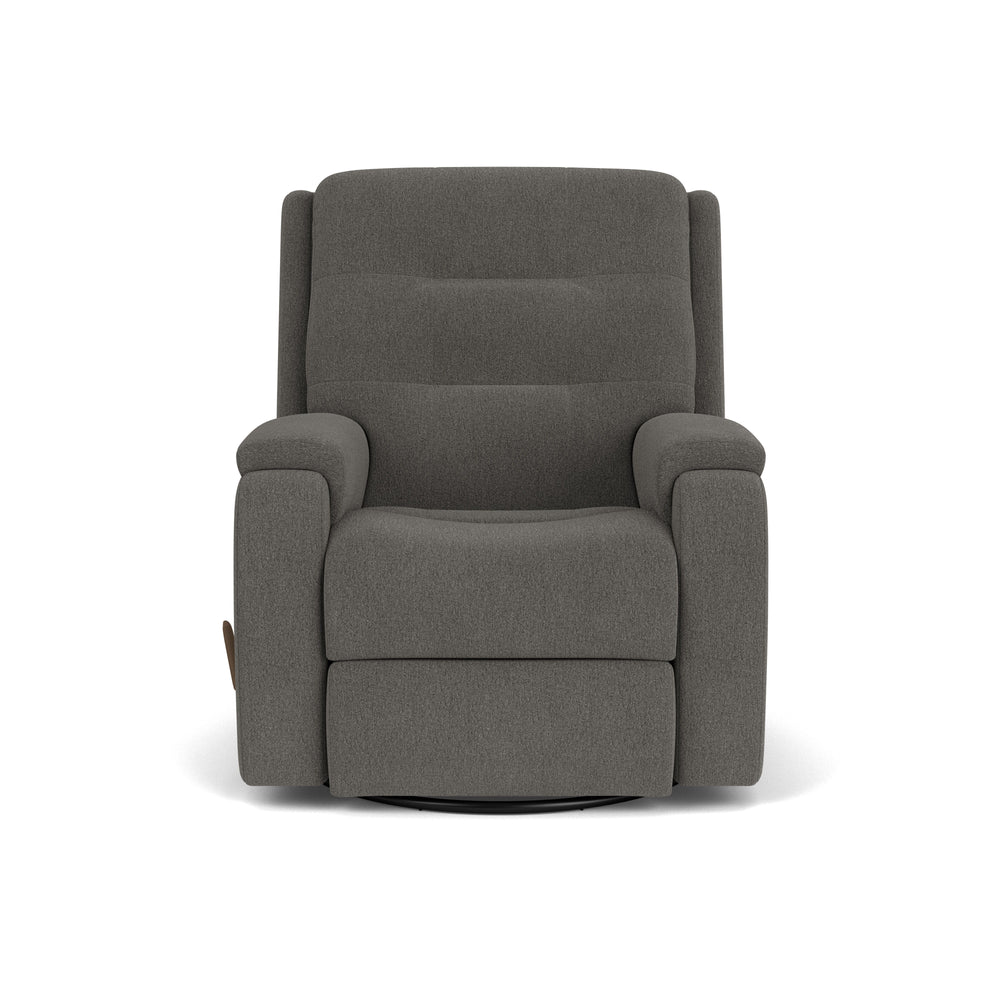 Arlo Swivel Gliding Recliner Dark Gray