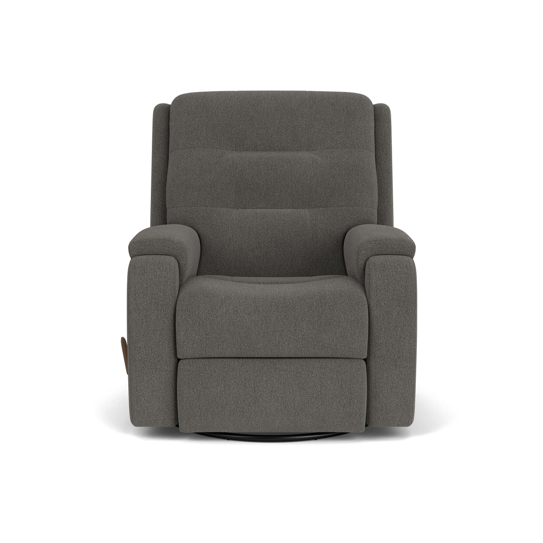 Flexsteel 2810-53 Arlo  Swivel Gliding Recliner  Dark Gray