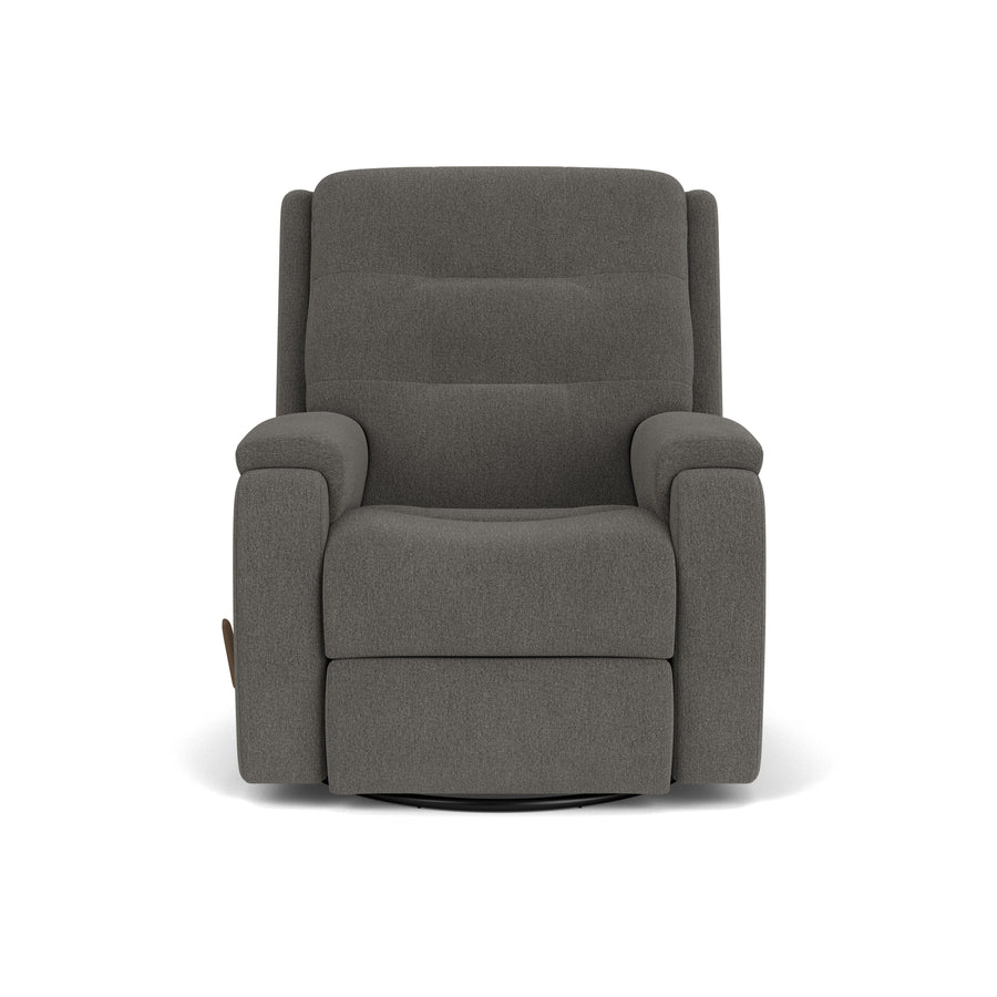 Flexsteel 2810-53 Arlo  Swivel Gliding Recliner  Dark Gray