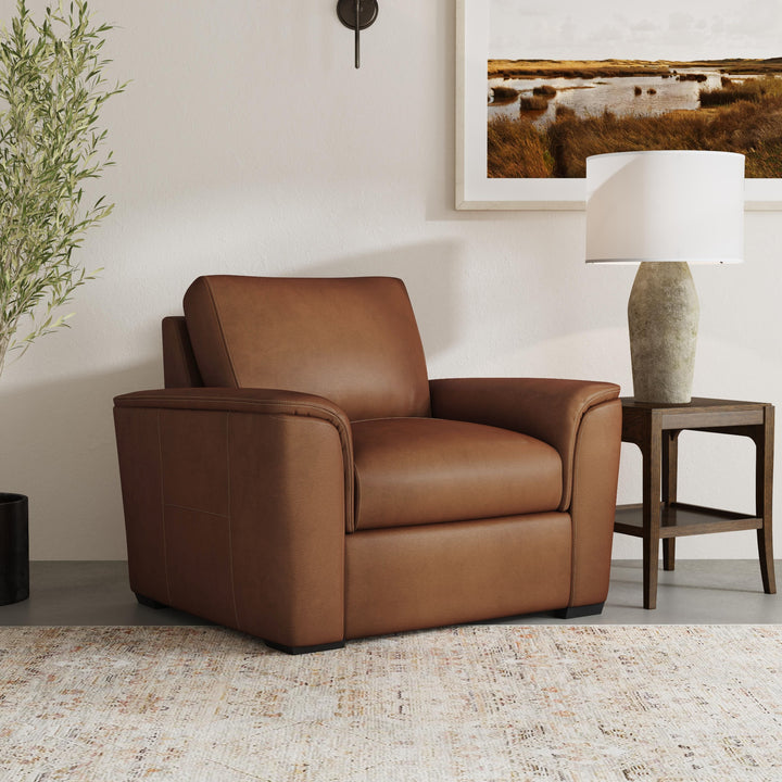 flexsteel-henry-caramel-leather-chair