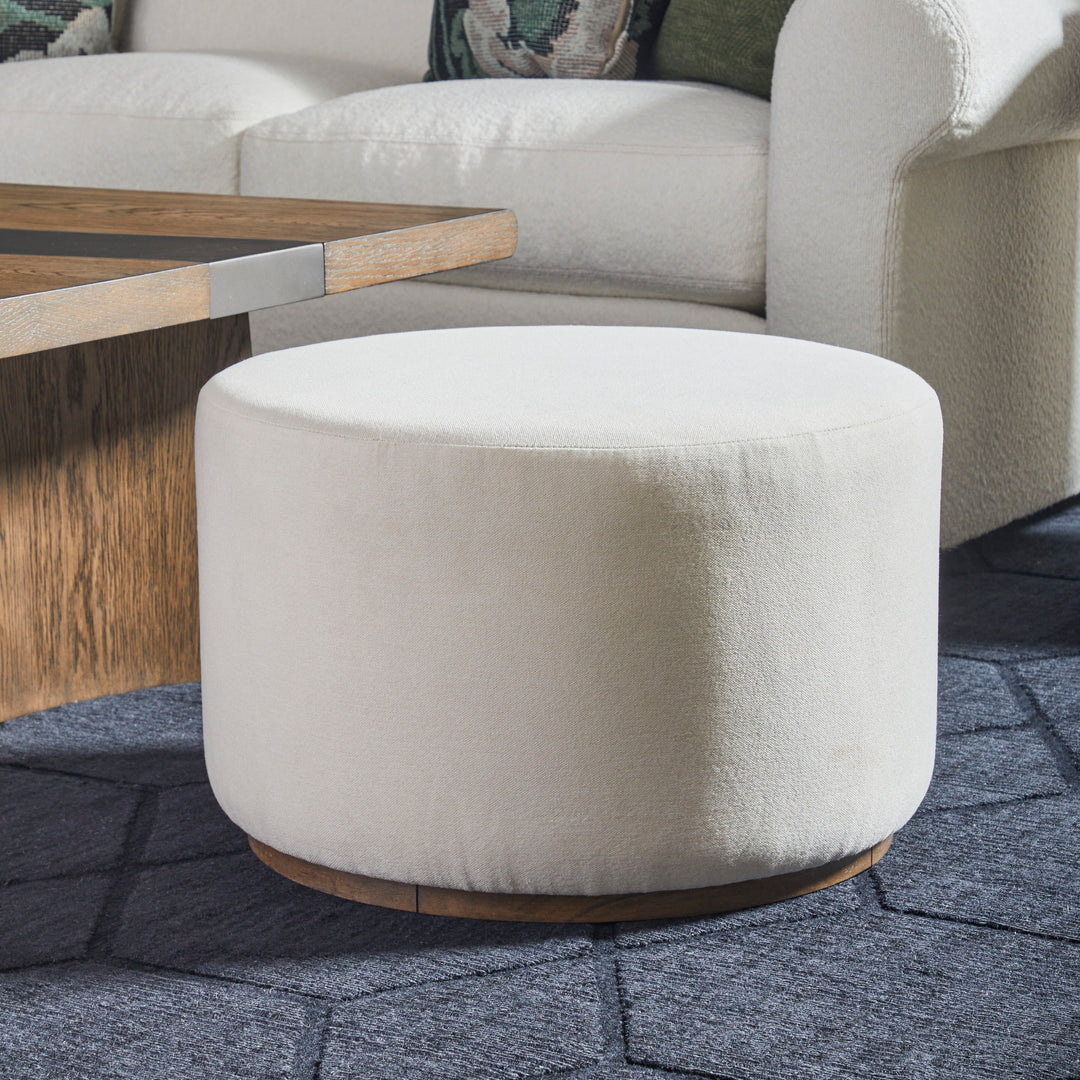 Lyra  Pouf  Ivory